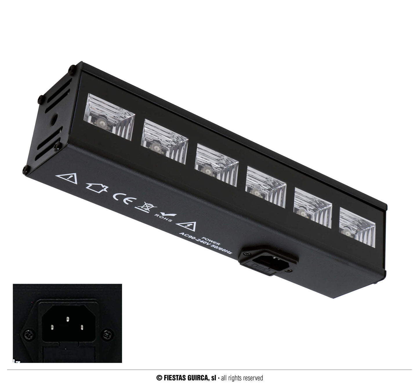 Halloween UV Blacklight 6 LED – 18W | UV Lamp voor Decoratie & Feest