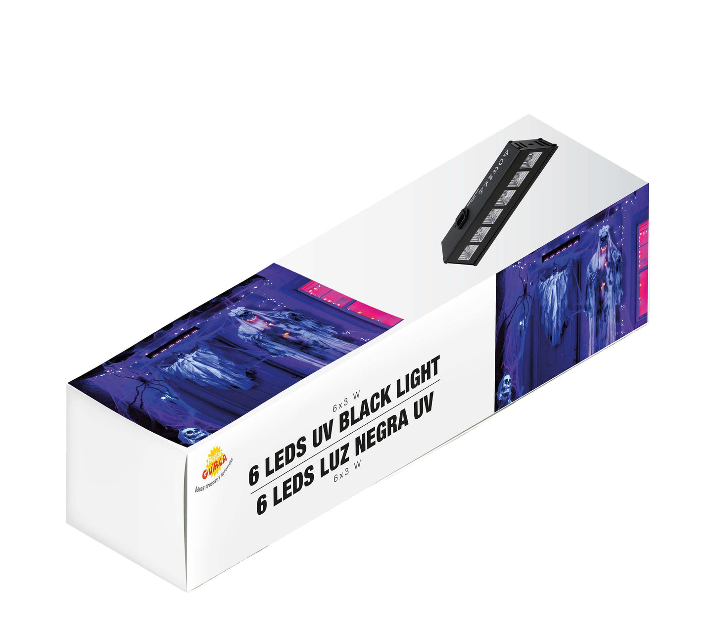 Halloween UV Blacklight 6 LED – 18W | UV Lamp voor Decoratie & Feest