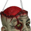 Halloween Afgehakt Zombiehoofd aan Kettingen – Latex 27 cm