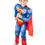 Superman Kostuum Kind – Gespierd met Afneembare Cape