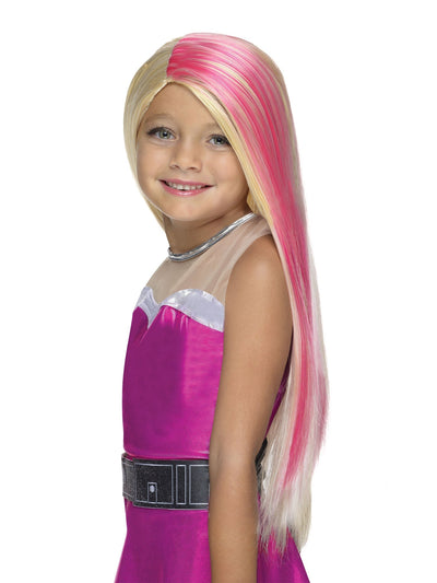 Barbie Pink Sparkle Pruik