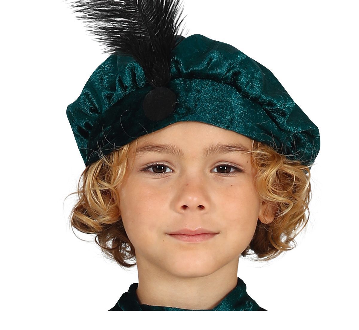 Pietenpak Kind Groen/Goud – Complete Set met T-Shirt, Broek, Muts & Riem