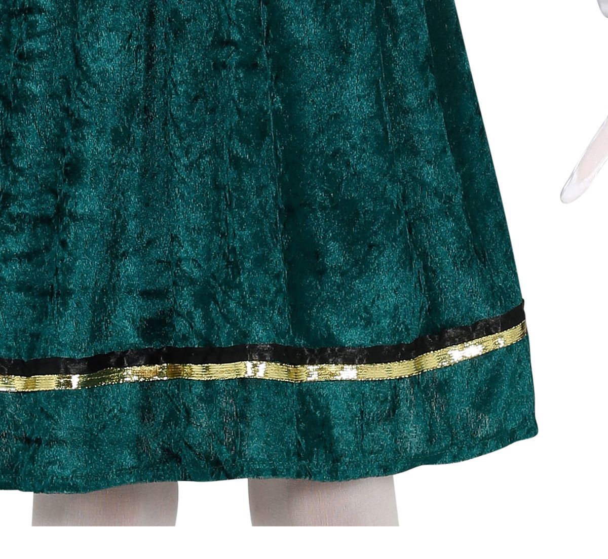 Pietenpak Jurk Kind Groen/Goud – Vrolijk Feestjurkje met Muts & Riem