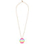 Set Hippie de luxe (hoofdband, partybril, oorbellen en ketting)