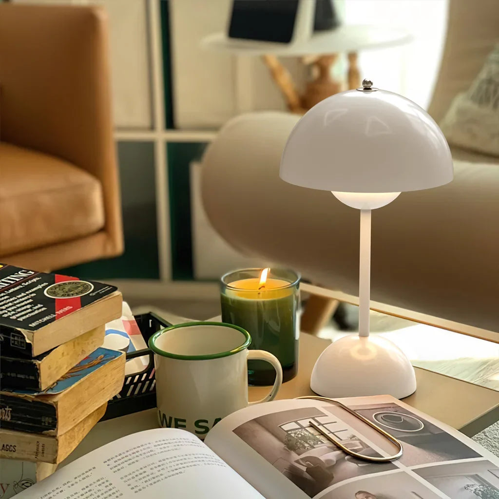 Scandinavische Designer Tafellamp - Draadloos & Dimbaar