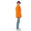 Orange Fluffy Jacket | Koningsdag Statement Jacket Heren