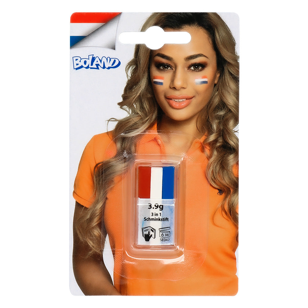 Schminkstift Nederland | Rood-Wit-Blauw Face Paint