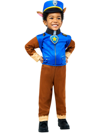 Paw Patrol Chase Kostuum Peuter | Jumpsuit, Hoed & Rugzak