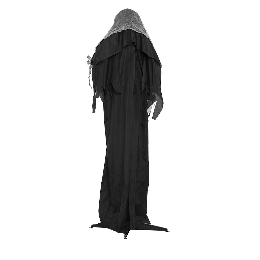 Halloween Decoratie Shining Reaper 180 cm – bewegend met licht & geluid