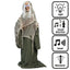 Standdeko Hexe Andromeda – 153 cm mit Licht, Sound und Bewegung