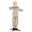 Standdeko Gruselclown – 153 cm mit Licht, Sound und Bewegung