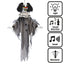 Hangdecoratie Nightmare Clown – 90 cm met Licht, Geluid en Beweging