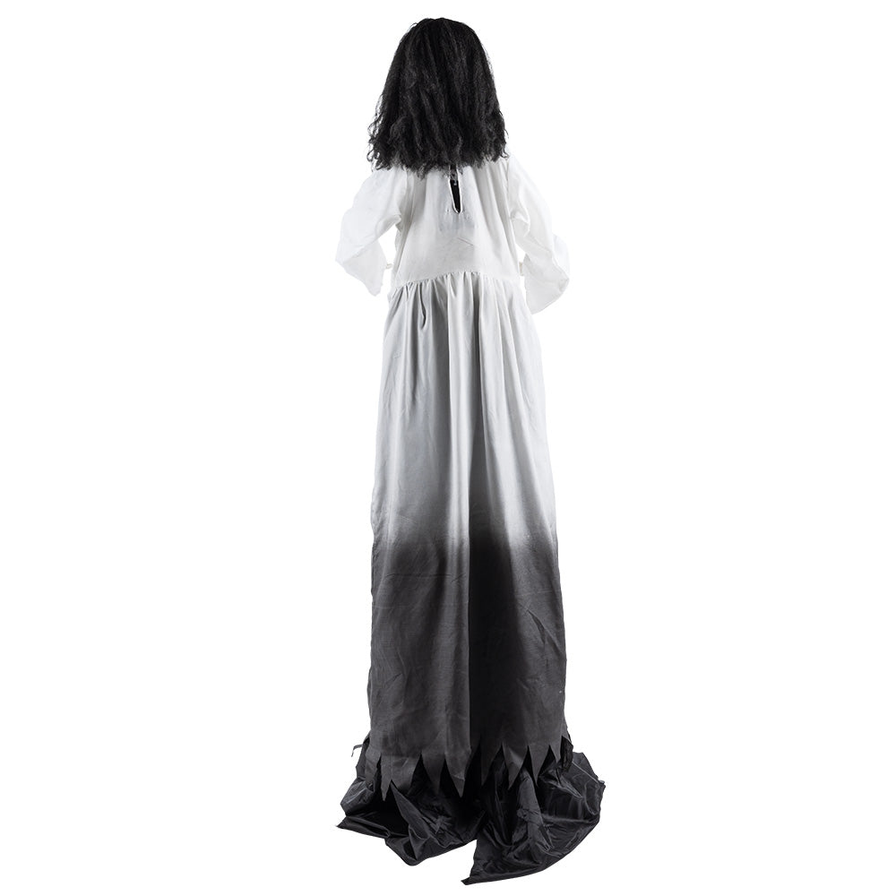 Halloween Decoratie Ghost Widow 185-225 cm | Bewegende Pop-Up