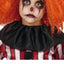Halloween-Kostüm Kinderclown Rot/Weiß