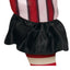 Halloween-Kostüm Kinderclown Rot/Weiß