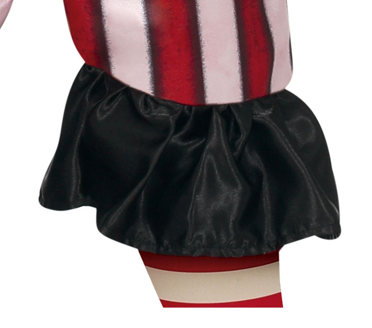 Halloween-Kostüm Kinderclown Rot/Weiß
