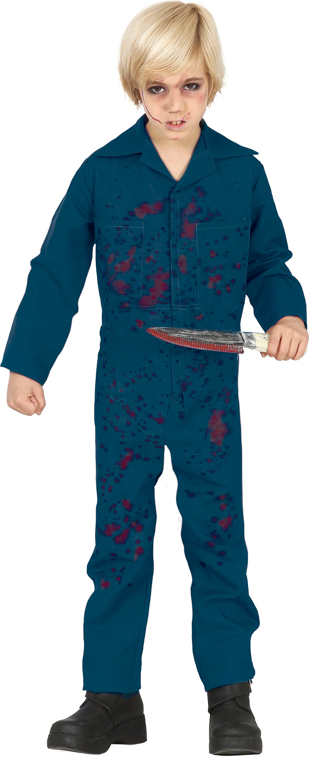 Murderer Kostuum Kind – Bloederige Overall Halloween