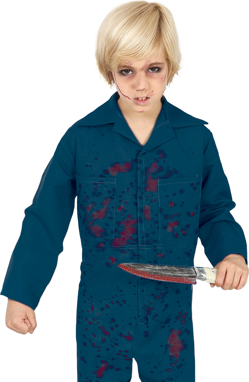 Murderer Kostuum Kind – Bloederige Overall Halloween