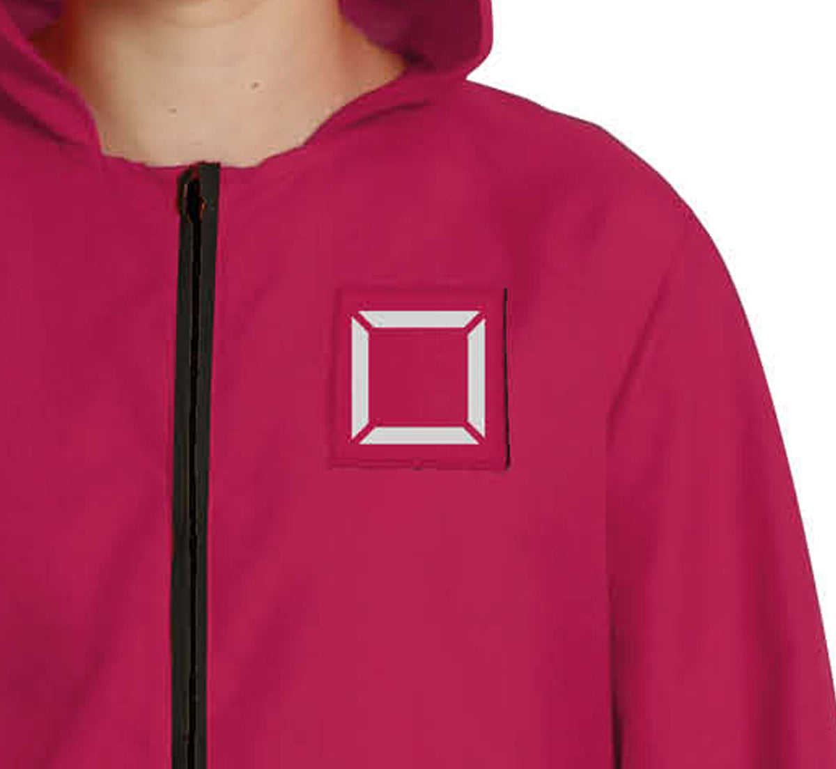 Squid Game Kostuum Rood – Jumpsuit met Symbolen - Heren