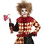 Horror Clown Kostuum Kind – Rood Zwart Harlekijn