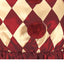 Horror-Clown-Halloween-Kostüm Mädchen Rot