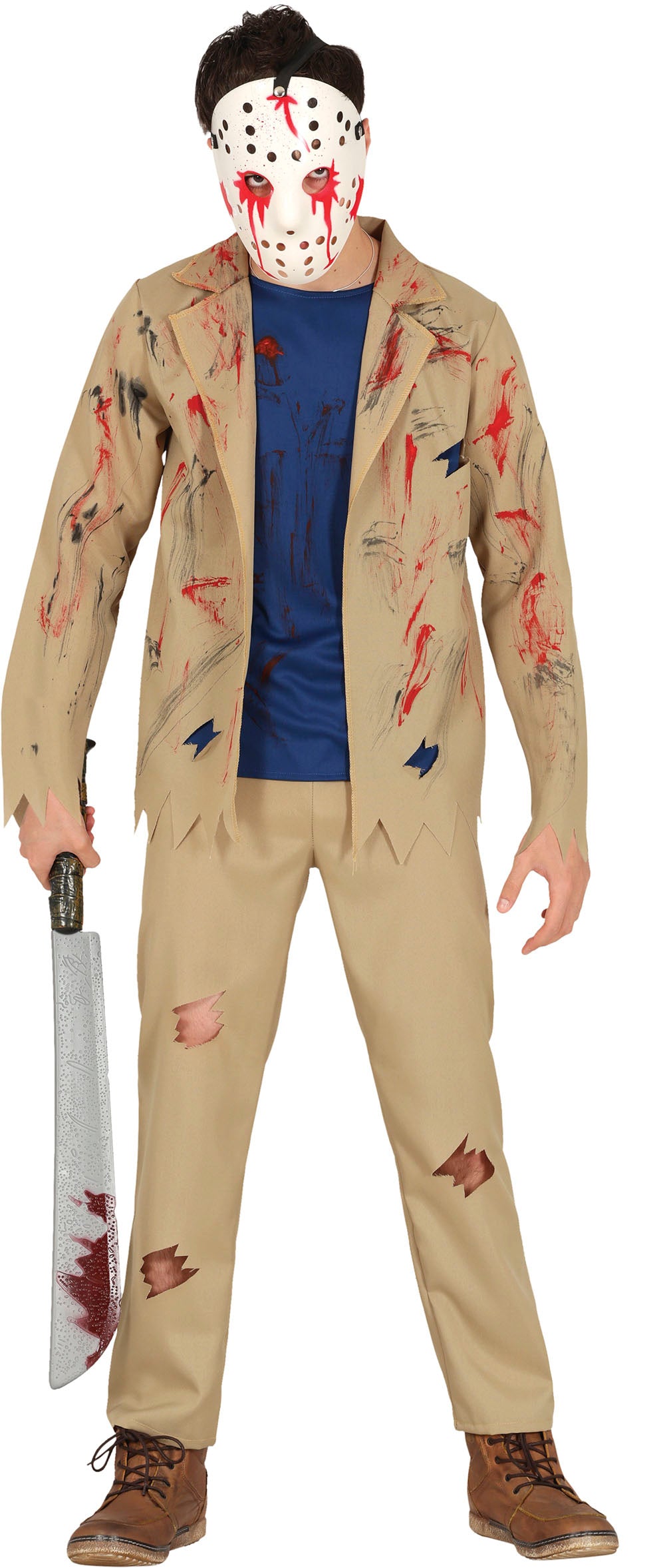 Jason Voorhees Kostuum Heren -  Inclusief masker