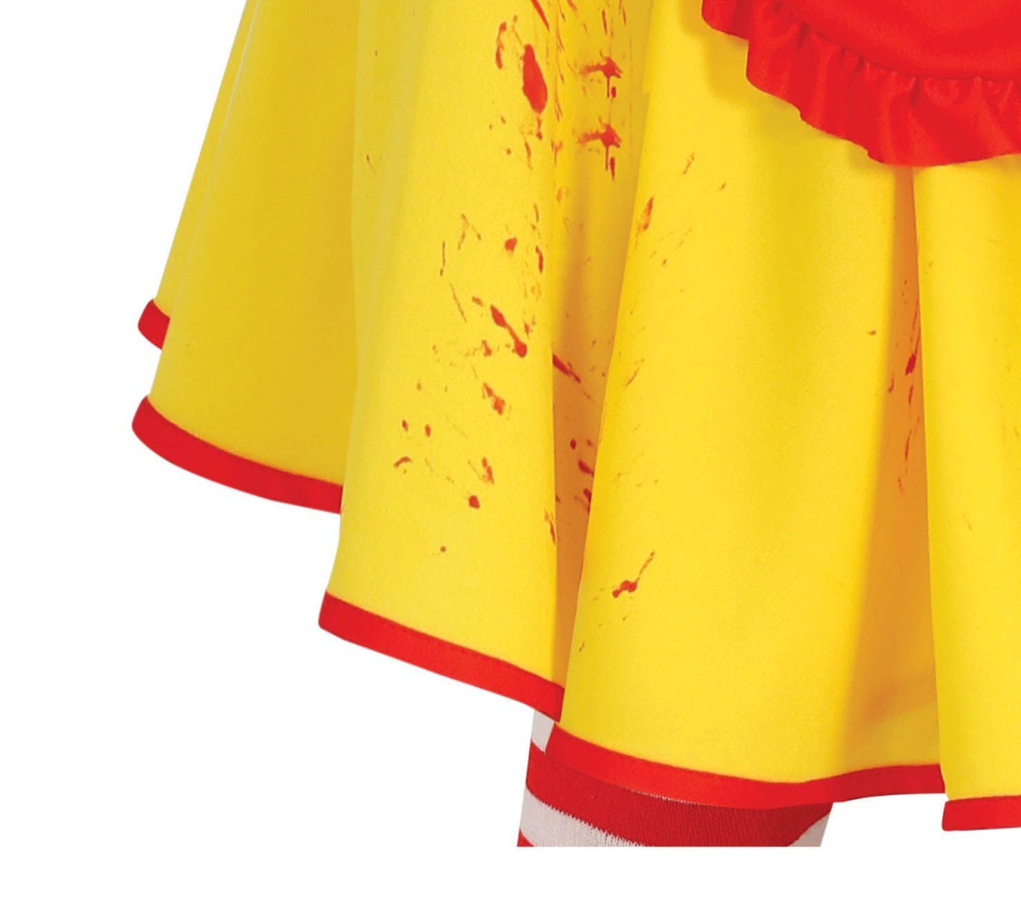 Mc Killer Halloween Kostuum Meisje – Creepy Fastfood Parodie Jurk met Halsstuk