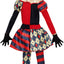 Enge Harlekijn Kostuum Kind – Halloween Joker Rood Blauw