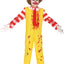 Burger Horror Clown Kostuum Kind – Geel Rood Halloween
