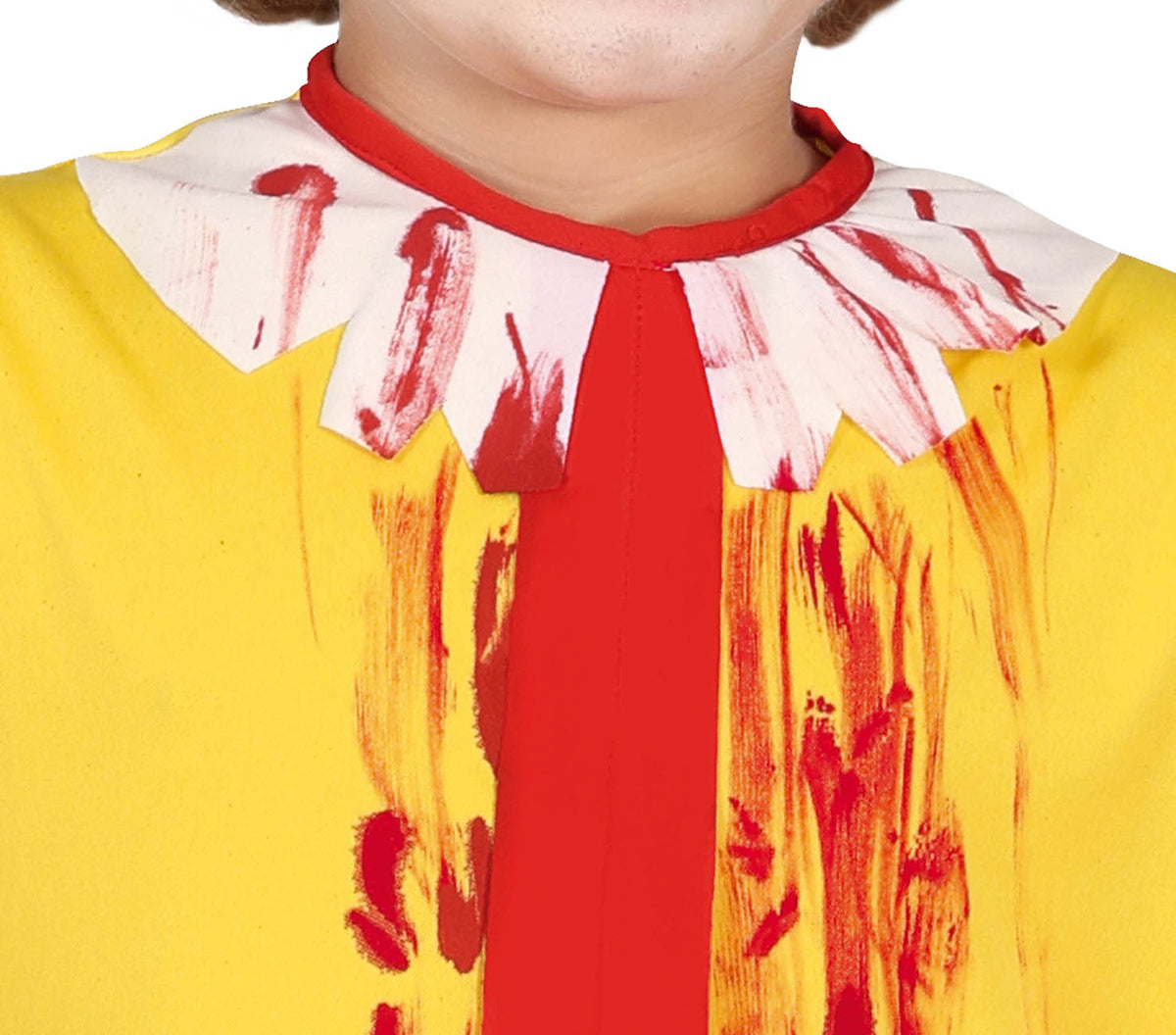Burger Horror Clown Kostuum Kind – Geel Rood Halloween