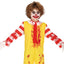 Burger Horror Clown Kostuum Kind – Geel Rood Halloween