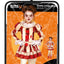 Horror Clown Kostuum Kind – Rood Wit Gestreepte Clown