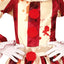 Horror Clown Kostuum Kind – Rood Wit Gestreepte Clown