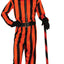 Harlekijn Gevangene Kostuum Kind – Oranje Zwart Halloween