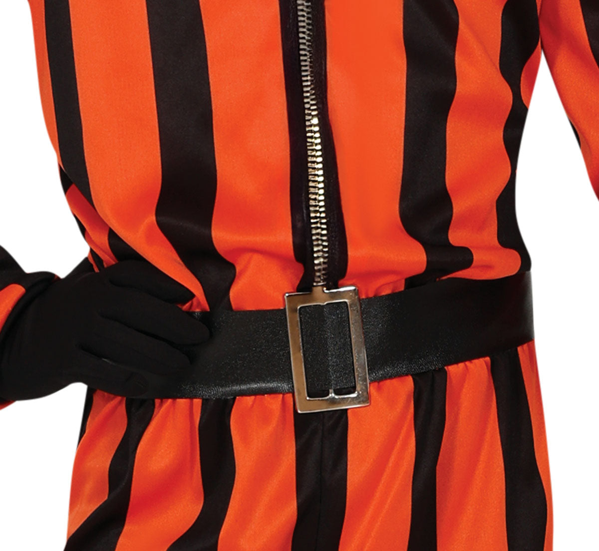 Harlekijn Gevangene Kostuum Kind – Oranje Zwart Halloween