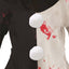 Terror Clown Kostuum Meisje – Zwart Wit Horror Jurk