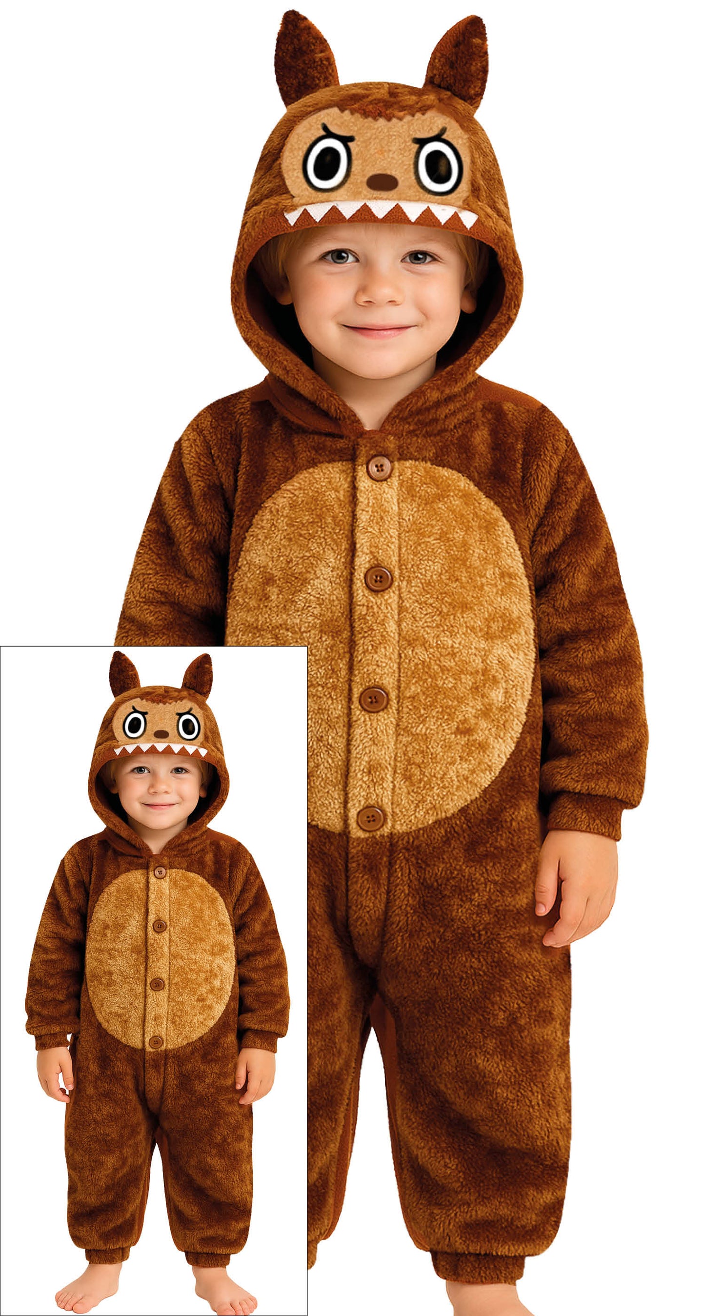Labubu Pak - Onesie Kind – Bruin