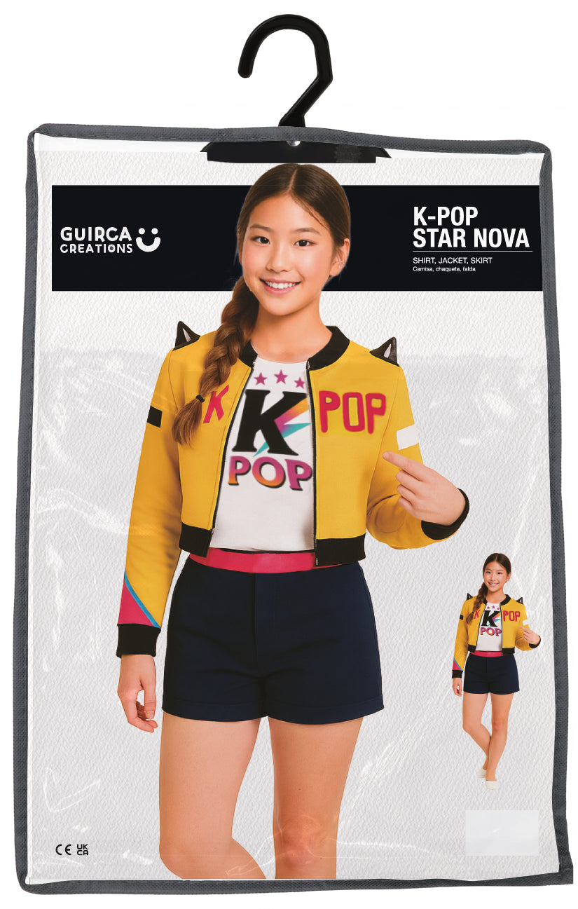 K-Pop Outfit Kind - Star Nova – met Jacket, Rok & T-Shirt
