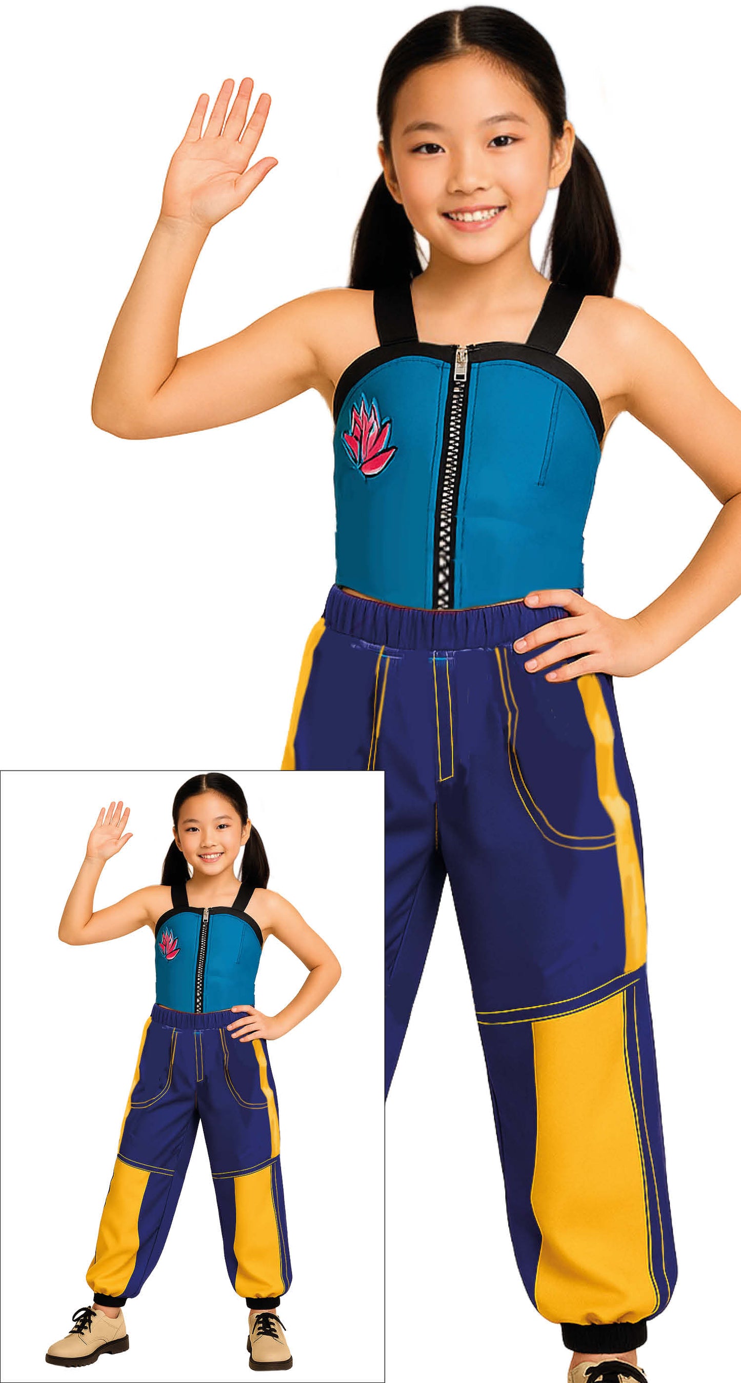 K-Pop Outfit Zoey – Set met Broek & T-Shirt