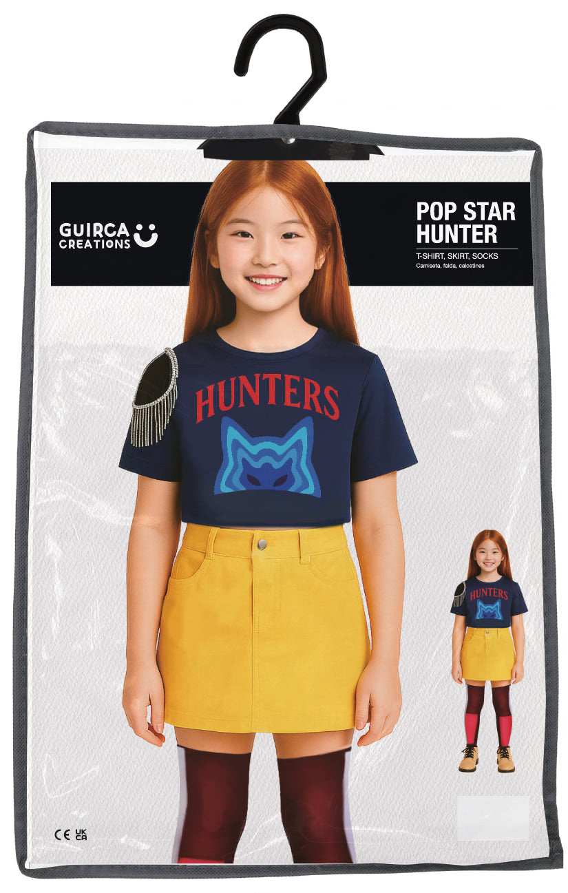 K-Pop Outfit Mira - Voor Kinderen – Set met Rok, Kousen & T-Shirt