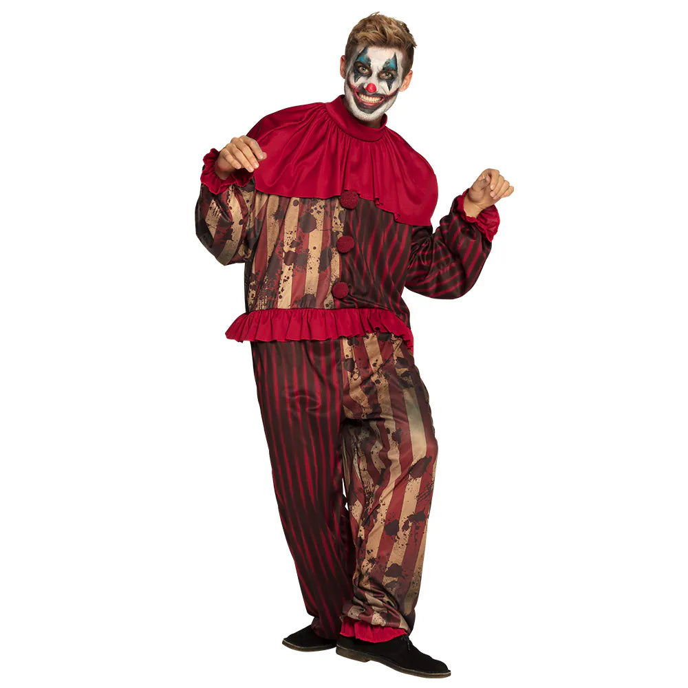 DUO DEAL - Midnight Clown Duo Kostuum – Killer Clown Koppelkostuum