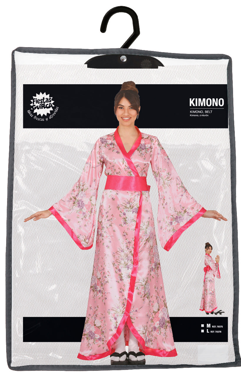 Kimono Kostuum Roze Dames