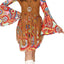 Hippie-Kleid der 60er Jahre für Damen