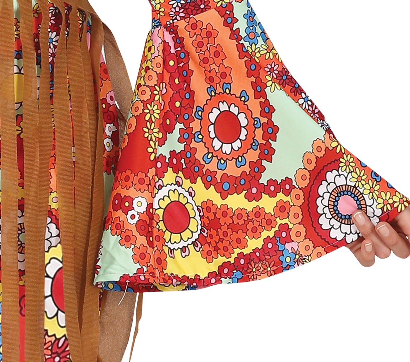 Hippie-Kleid der 60er Jahre für Damen