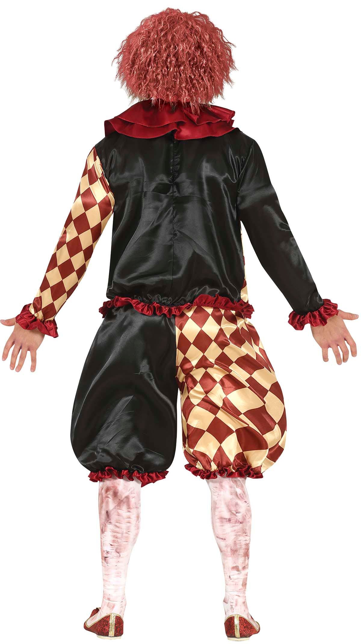 Horror Clown Kostuum Heren Rood – Eng Halloween Clown Kostuum