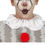 Horror-Clown-Halloween-Kostüm Damen Grau