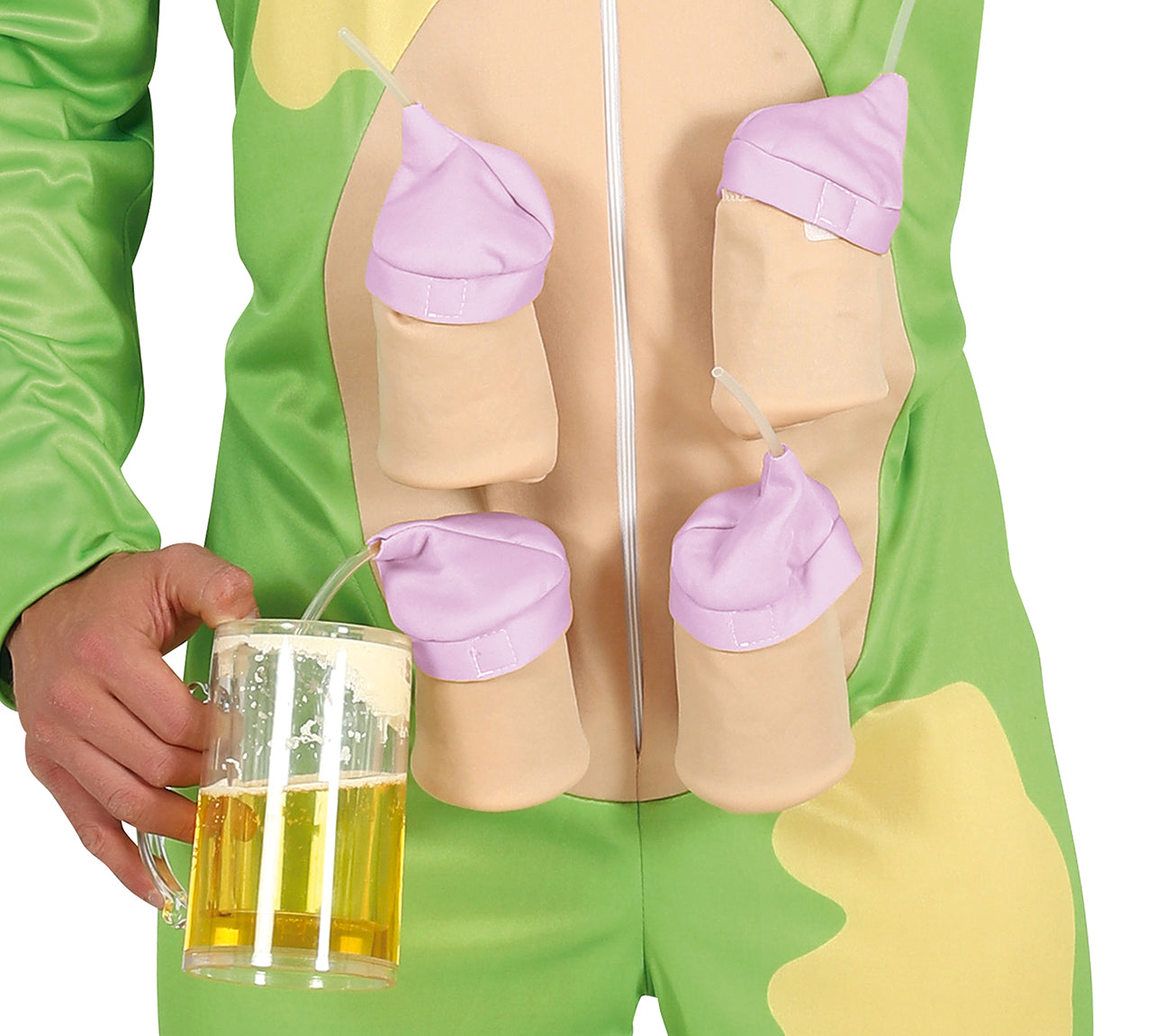 Koeien Kostuum Bier Heren – Jumpsuit met Bieruier Tapfunctie