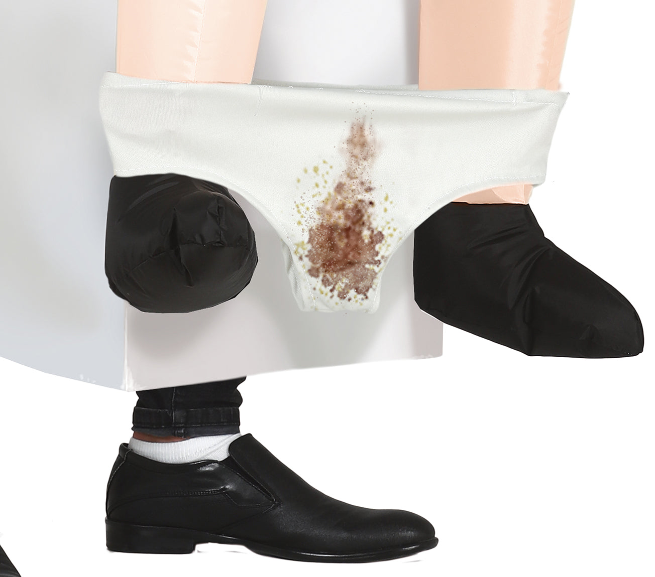 Toilet Kostuum Carry Me – Grappig Carnaval Kostuum - One Size