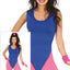 Sporter Kostuum Dames 80's Gymnast