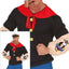 Popeye Kostuum Heren – Stoere Zeeman Outfit met Spierarmen